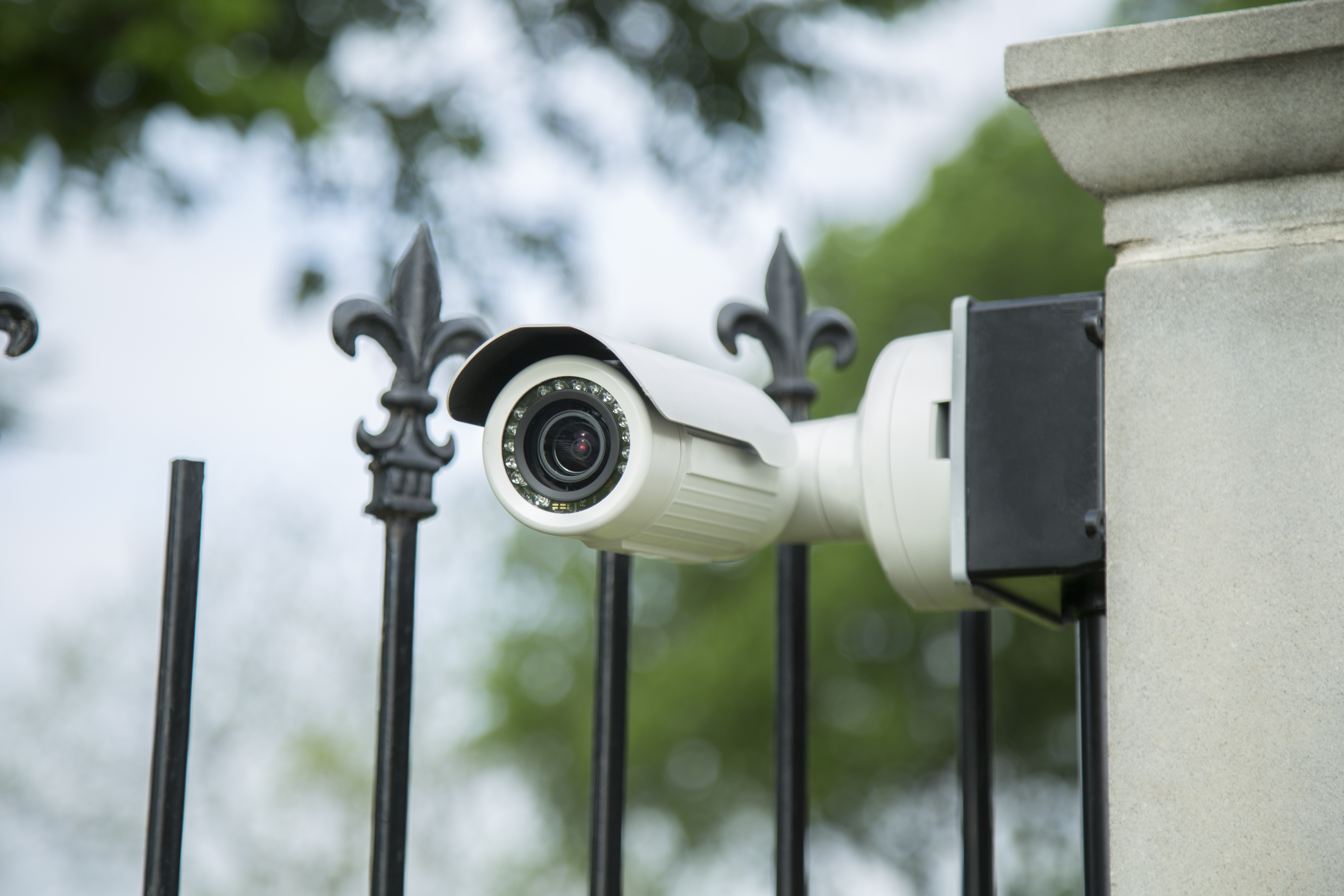 Gate security camera
